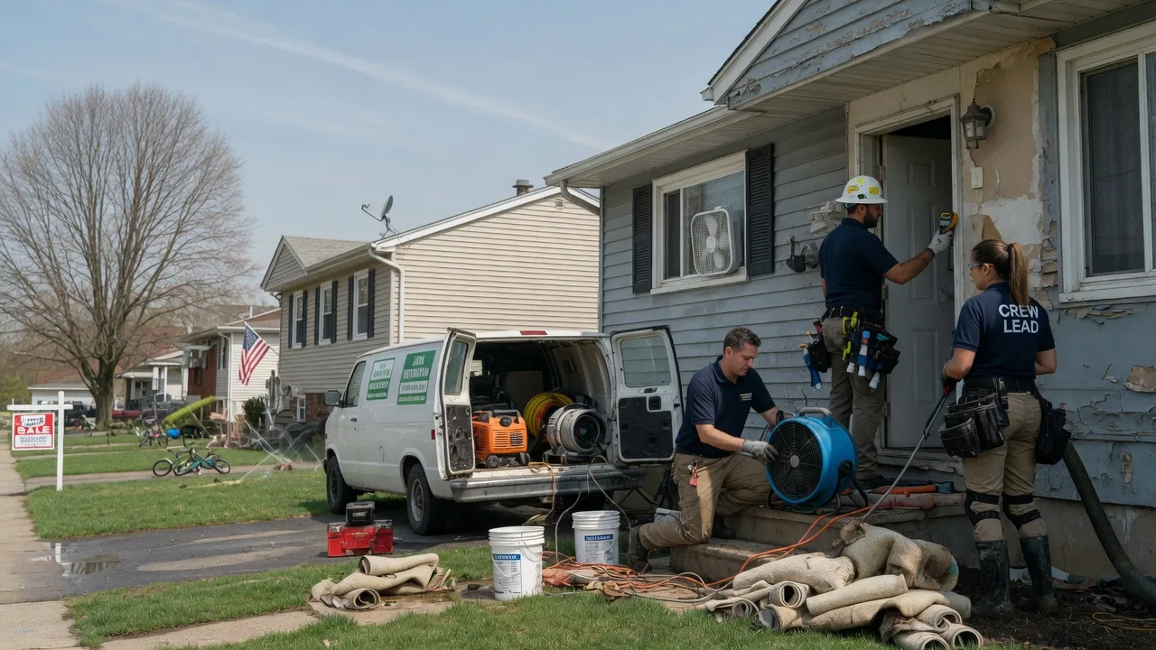 Flood Cleanup in Clarksburg, MD near me